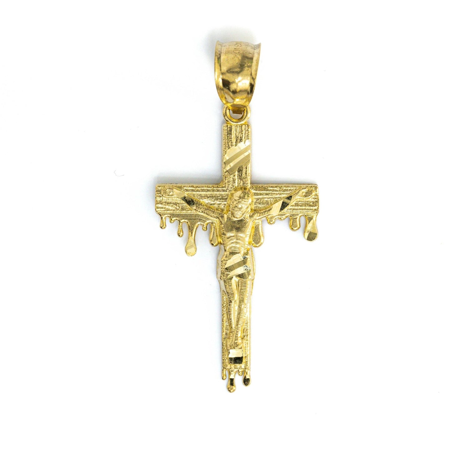 10k Yellow Gold Crucifix Pendant