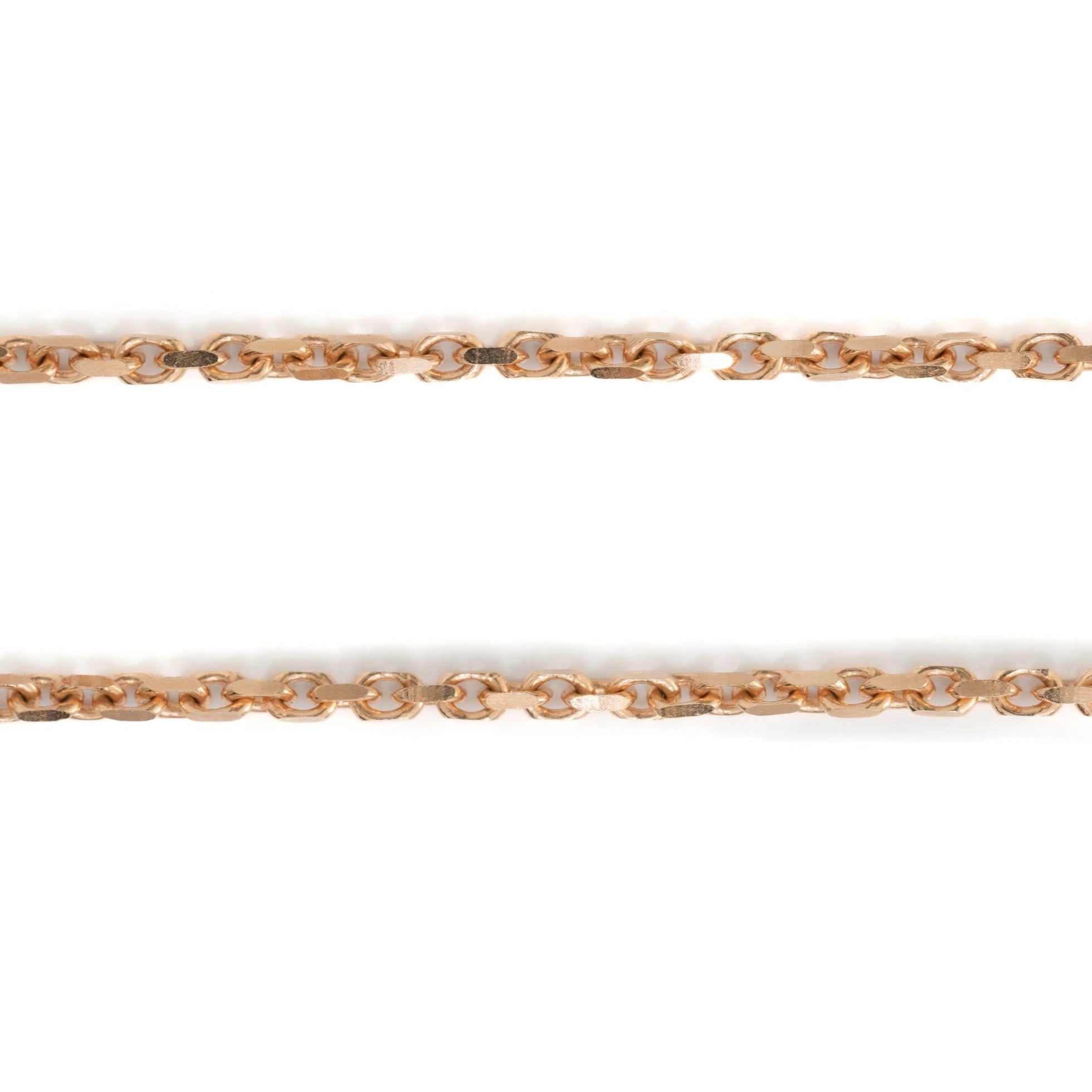 10k Yellow Gold 3.35mm Curb Cuban Link Chain Bracelet with Secure