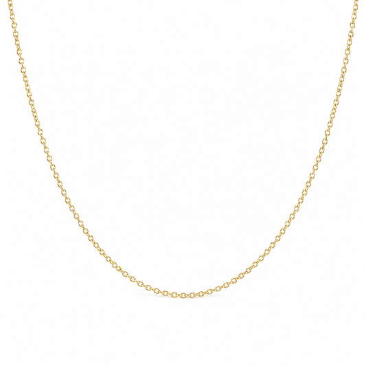 14k YG 1.2MM Cable Chain 18"