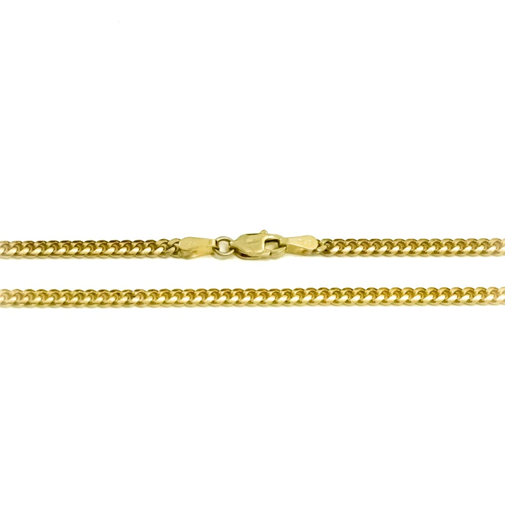 10k Yellow Gold 2.8mm Cuban Chain 19"