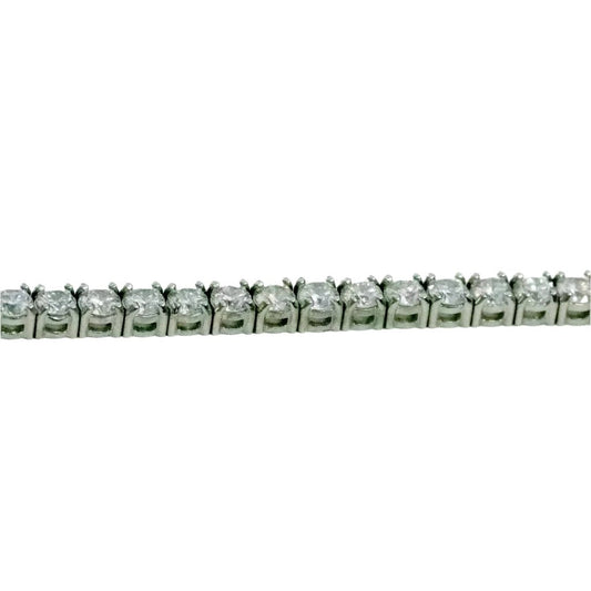 2.00 CTTW LG 14k White Gold Tennis Bracelet 7"