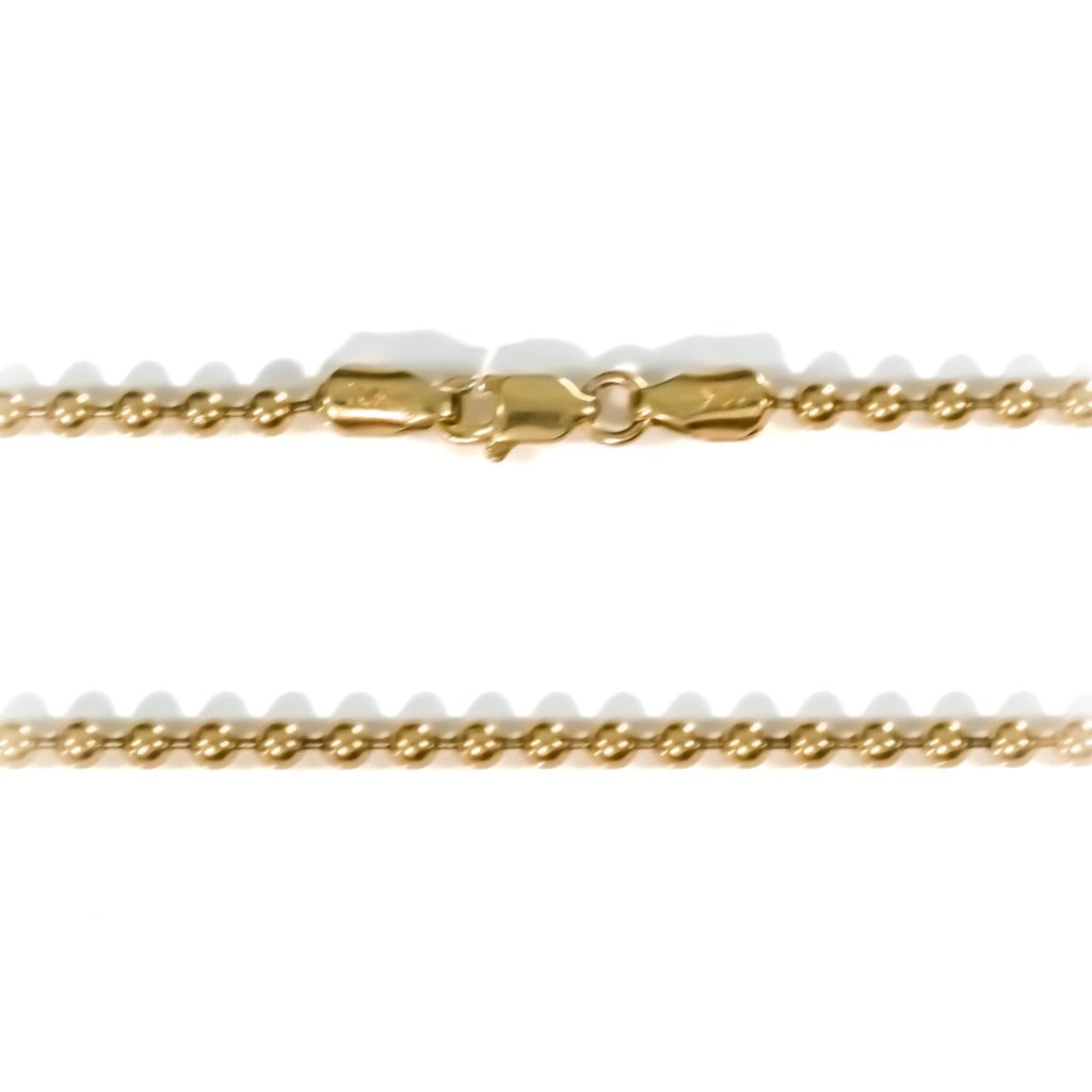 10k Yellow Gold 2.5mm Ball Chain 24"