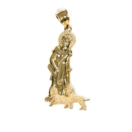 10k Yellow Gold 55mm San Lazaro Pendant