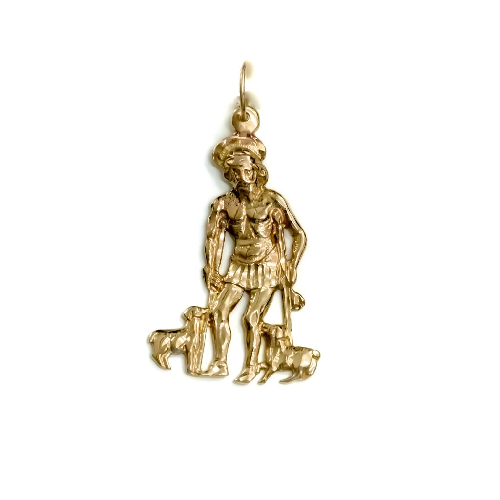 14k Yellow Gold San Lazaro Pendant