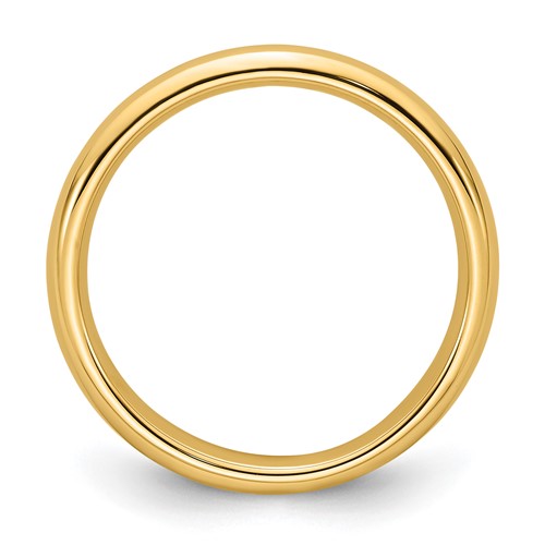 14k Yellow Gold 3mm Plain Band (Sz 5)