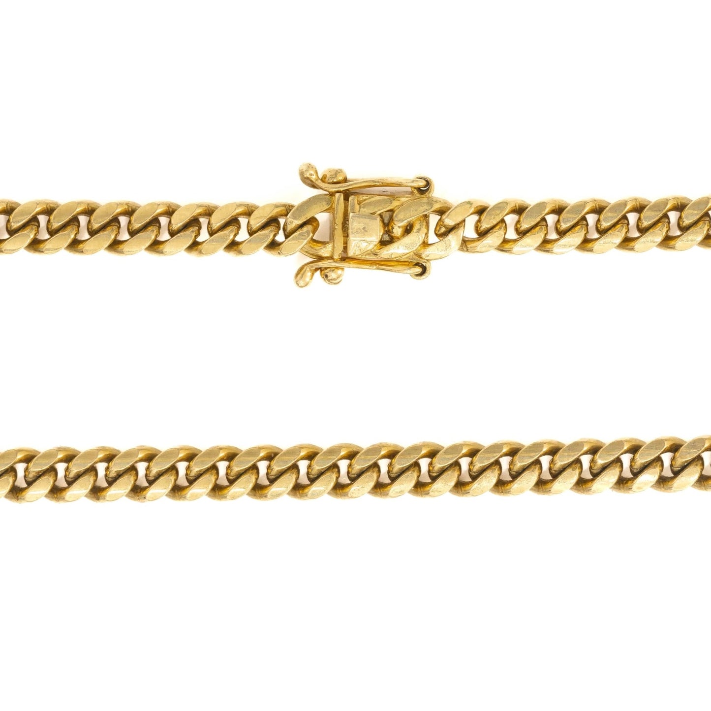 10k Yellow Gold 5mm Cuban Chain 24"