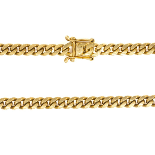 10k Yellow Gold 5mm Cuban Chain 24"