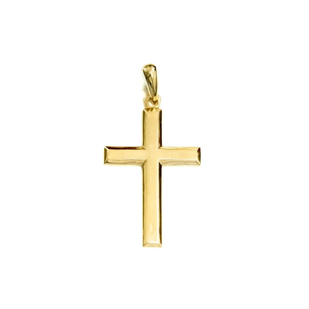 14k Yellow Gold Cross Pendant