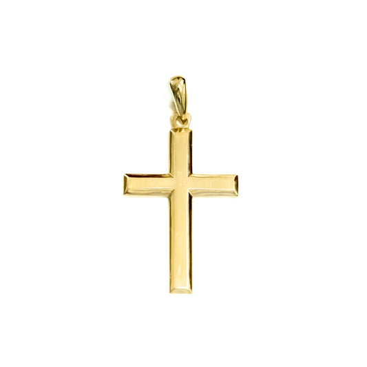 14k Yellow Gold Cross Pendant