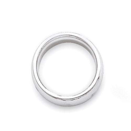 14k White Gold 3mm Plain Band (Sz 10.75)