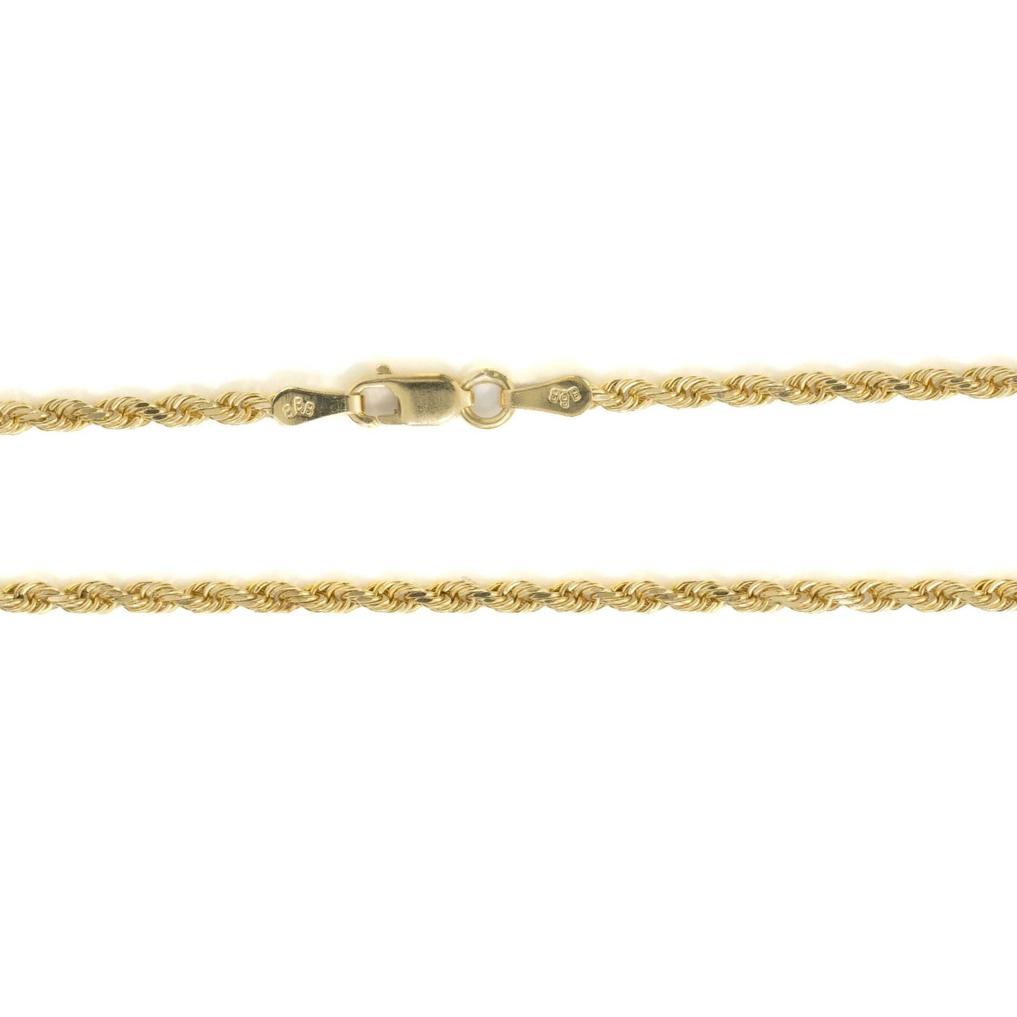 14k Yellow Gold 2mm Rope Chain 18"